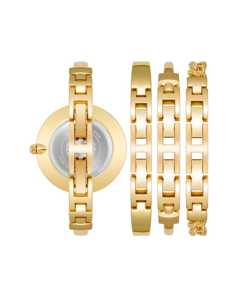 Anne Klein Women's Bangle Watch and Bracelet Set Anne Klein