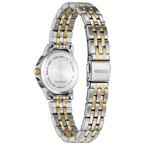 Citizen Quartz Womens Watch, Stainless Steel, Classic, Two-Tone (Model: EQ0605-53A) Citizen