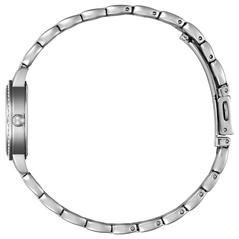 Citizen Quartz Womens Watch, Stainless Steel, Crystal, Silver-Tone (Model: EZ7010-56D) Citizen