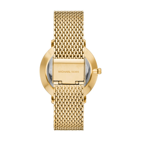 Michael Kors Pyper Three-Hand Gold-Tone Stainless Steel Mesh Women's Watch (Model: MK4339) Michael Kors
