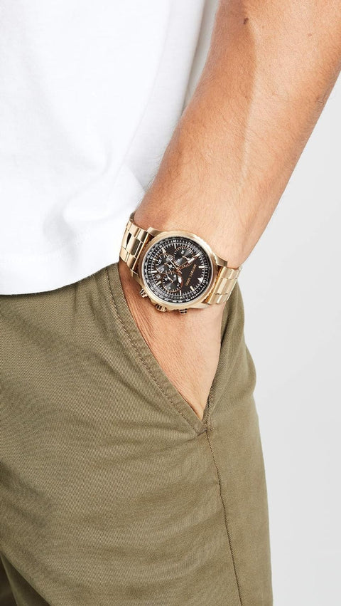 Michael Kors Men's Cortlandt Chronograph Gold-Tone Stainless Steel Watch MK8642 Michael Kors