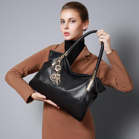 FOXLOVER Large Capacity Tote Handbags for Women, Women's Top-handle Bags Fashion Shoulder Bags Purses Minimalist design FOXLOVER