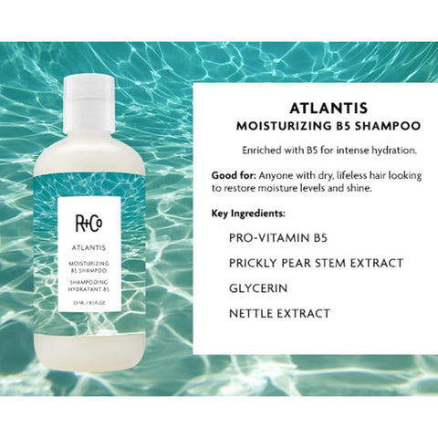 R+Co ATLANTIS Moisturizing B5 Shampoo 251 ml / 8.5 oz