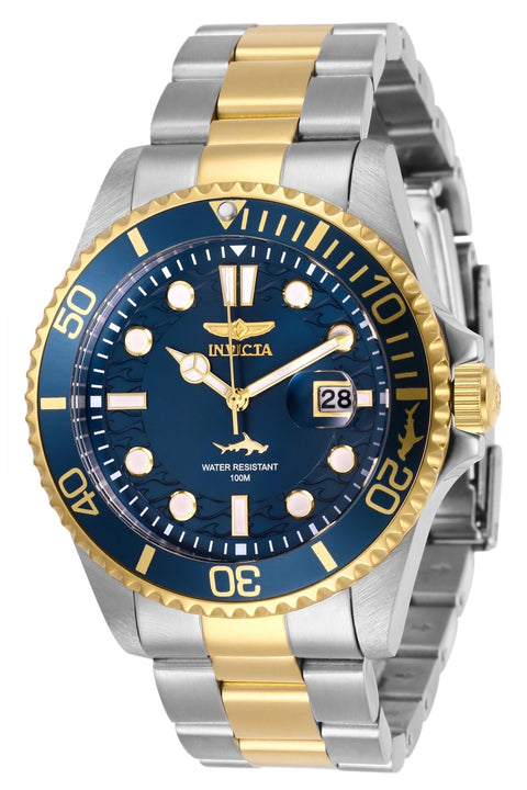 Invicta Mens Pro Diver Quartz Watch, Two Tone, 30021 Invicta