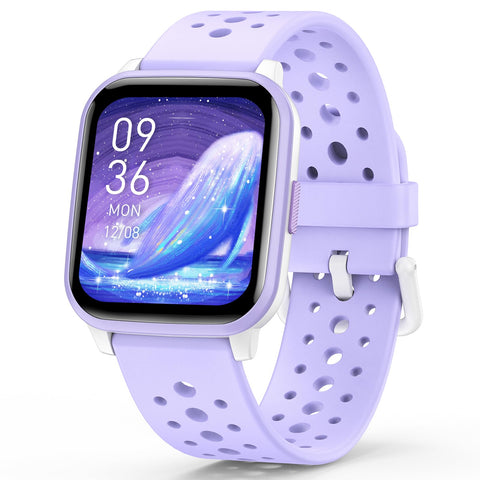Butele Kids Smart Watch Girls Boys, Smart Girls Watch for Kids Smart Watch Gifts for 4-16 Years Old with Sleep Mode Multiple Sports Modes Pedometer Birthday Gift for Boys Girls (Purple)