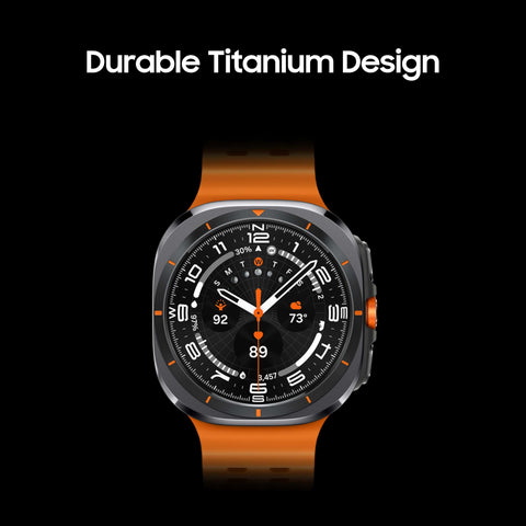 Samsung Galaxy Watch Ultra (2024) 47mm LTE AI Smartwatch w/Energy Score, Wellness Tips, Heart Rate Tracking, Sleep Monitor, Fitness Tracker, GPS, Titanium Gray [US Version, 1Yr Manufacturer Warranty]