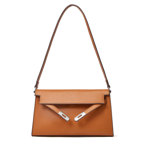 ONE2MAY Women Handbags Shoulder Bag Clutch Purse Shoulder Purse for Women Trendy Small Handbags (Brown) ONE2MAY