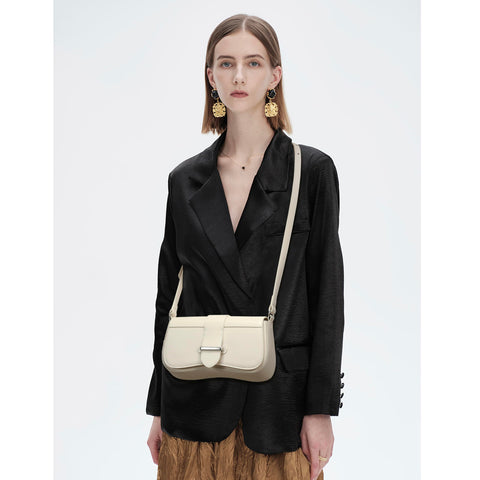 Ligoflsy Beige Purse for Women Small Vegan Leather Shoulder Bag Mini Ladies Clutch Handbag Ligoflsy