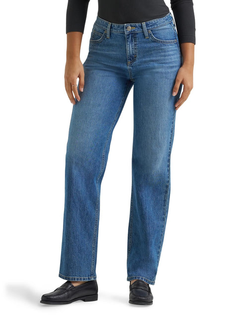 Lee Women's Legendary Relaxed Straight Jean, Manifested