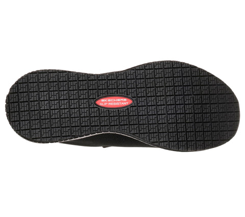 Skechers Women's Squad Sr Food Service Shoe, Black, 9 Skechers