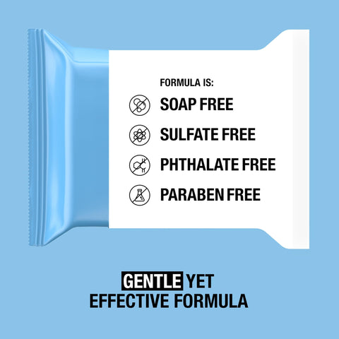 Neutrogena Makeup Remover Wipes, Daily Facial Cleanser Towelettes, Gently Cleanse and Remove Oil & Makeup, Alcohol-Free Makeup Wipes, 2 x 25 ct Neutrogena