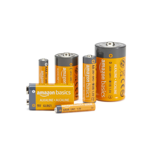 Amazon Basics 100-Pack AA Alkaline High-Performance Batteries, 1.5 Volt, 10-Year Shelf Life Amazon Basics