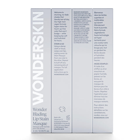 Wonderskin Wonder Blading Lip Stain Peel Off Masque - Long Lasting, Waterproof and Transfer Proof Nude Lip Tint, Matte Finish Peel Off Lip Stain (Whimsical Masque) Wonderskin