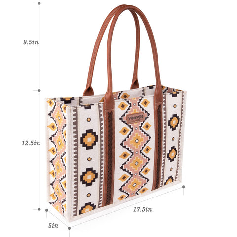 Wrangler Tote Bag Western Purses for Women Shoulder Boho Aztec Handbags Montana West
