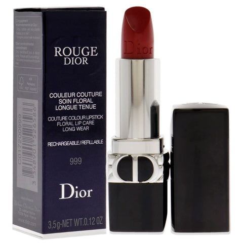 Christian Dior Rouge Dior Couture Lipstick - 999 Satin Lipstick (Refillable) Women 0.12 oz Dior