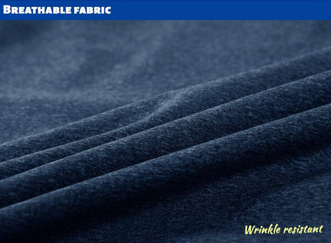 TACVASEN Quarter Zip Pullover Men Long Sleeve Golf Sweater Fleece Lined Sweatshirt 3/4 1/2 Zip Athletic Shirt Long Sleeve Thermal Tops Navy,L