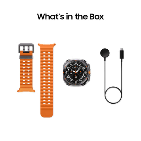 Samsung Galaxy Watch Ultra (2024) 47mm LTE AI Smartwatch w/Energy Score, Wellness Tips, Heart Rate Tracking, Sleep Monitor, Fitness Tracker, GPS, Titanium Gray [US Version, 1Yr Manufacturer Warranty]