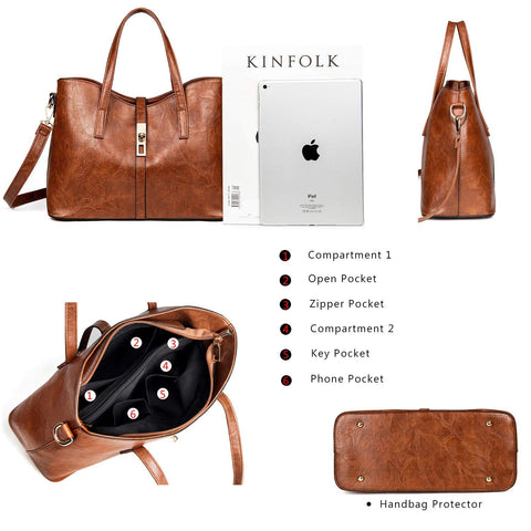 SYKT Purses and Handbags for Womens Satchel Shoulder Tote Bags Wallets SYKT