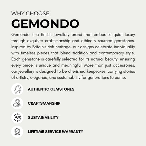 Gemondo USA 14K White Gold Round Blue Sapphire & Diamond Classic Flower Pendant