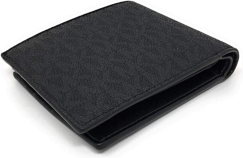 Michael Kors Men's Cooper Billfold with Passcase Wallet (Black) Michael Kors