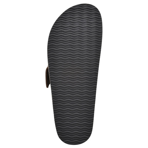 WHITE MOUNTAIN Women's Bueno Mule, Brown/Leather, 11 M