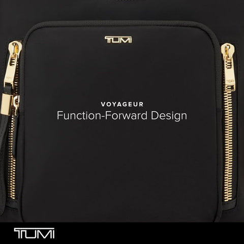 TUMI - Voyageur Tyler Crossbody - Women's Crossbody Bag for Everyday Use - Bags for Travel - Black/Gold TUMI