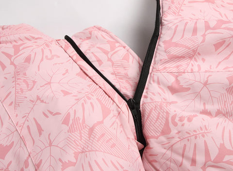 Keevoom Girls Winter Coats Size 8-10,Youth Pink Fleece Ski Coat Waterproof Riancoat Hooded Windproof Snowboarding Jackets