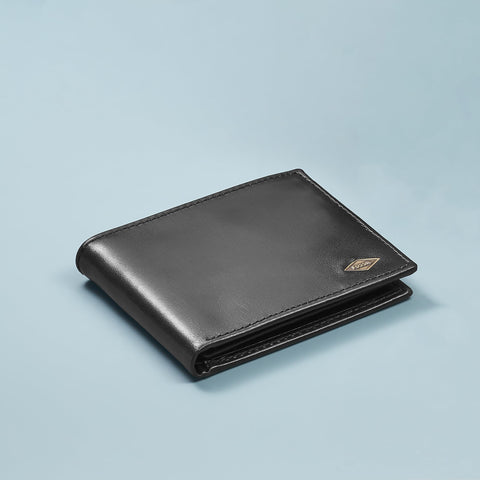 Fossil Men's Ryan Leather RFID-Blocking Bifold with Flip ID Wallet, Black, (Model: ML3729001) Fossil