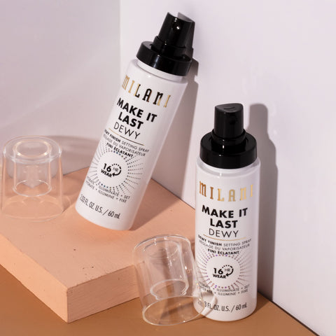 Milani Make It Dewy Setting Spray 3 in 1- Hydrate + Illuminate + Set (2.03 Fl. Oz.) Makeup Finishing Spray - Makeup Primer & Hydrating Setting Spray Milani