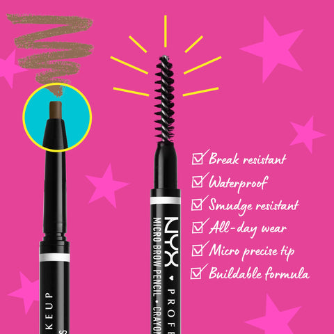 NYX PROFESSIONAL MAKEUP Micro Brow Pencil, Precise Eyebrow Pencil - Espresso NYX PROFESSIONAL MAKEUP