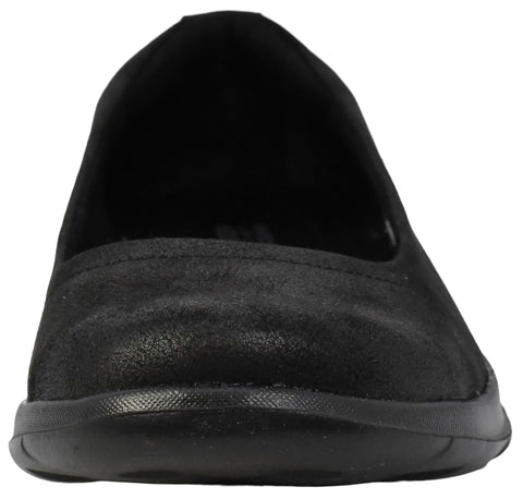 Skechers Women's Go Walk Lite - Gem Walking Shoes, Black/Black, 8.5 M US