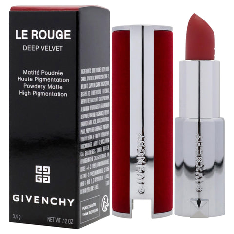 Givenchy Le Rouge Deep Velvet Matte Lipstick - N27 for Women - 0.12 oz Lipstick Givenchy