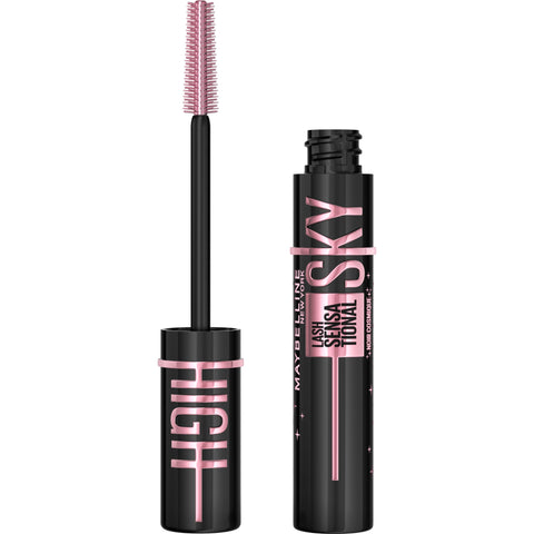 Maybelline Lash Sensational Sky High Washable Mascara Makeup, Volumizing, Lengthening, Defining, Curling, Multiplying, Buildable Formula, Cosmic Black, 1 Count Maybelline