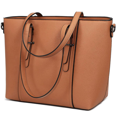 DMICXEL Women Purses and Handbags Tote Shoulder Bag Top Handle Satchel Bags for Ladies, Brown, One Size DMICXEL