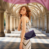 Women Evening Clutch Handbags Formal Envelope Bag Purses for Wedding Party Cocktail Prom Crossbody Shoulder Bag, Purple JAMBHALA