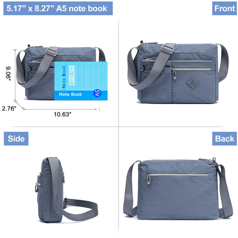 ETidy Crossbody Bag For Women Waterproof Lightweight Casual Shoulder Handbag Purse(Pink