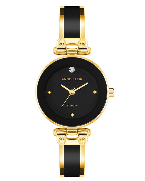 Anne Klein Women's Genuine Diamond Dial Bangle Watch Anne Klein