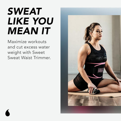 Sweet Sweat Sports Research, Waist Trimmer, Pink Sweet Sweat