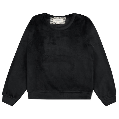 BTween Girls Cozy Velour Sweatshirt Set, 3 Pack of Soft Sweatshirts for Kids, Stylish Casual Outfits, Sizes 4-66