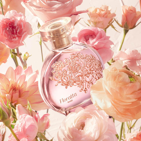 O Boticário Floratta Rose Eau de Toilette, Long-Lasting Floral Rose Fragrance Perfume for Women, 2.5 Ounce O Boticário