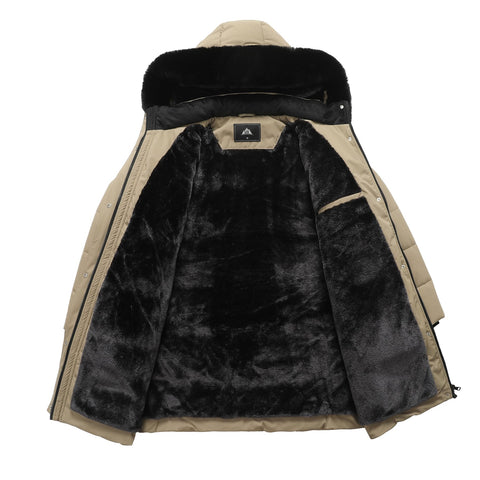 KAIDER Women's Plus Size Winter Coat Waterproof warm Down Coat Detachable Hooded Parka Jacke KAIDER