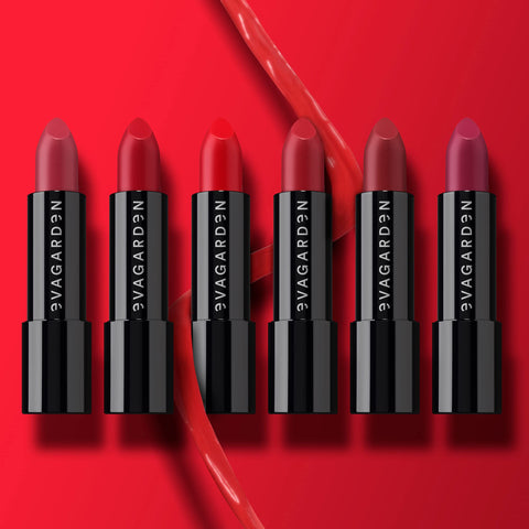 EVAGARDEN Classy Lipstick - Formulated with Natural Oils - Envelopes Your Skin with Satin Effect - Light, Pigmented Blend Gives Full Coverage and Chic Finish Instantly - 611 Tango Red - 0.1 oz EVAGARDEN