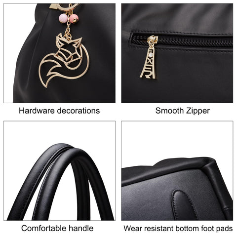 FOXLOVER Large Capacity Tote Handbags for Women, Women's Top-handle Bags Fashion Shoulder Bags Purses Minimalist design FOXLOVER