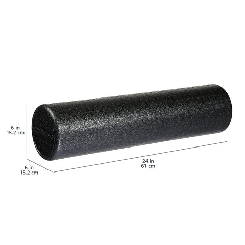 Amazon Basics High Density Foam Roller for Exercise and Recovery, 24 Inches, Black Amazon Basics