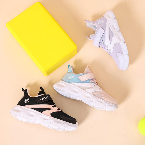 Kids Sneakers for Boys Girls Running Tennis Shoes Anti Slip and Breathable Sport Athletic Suitable for Campus Walking and Playing