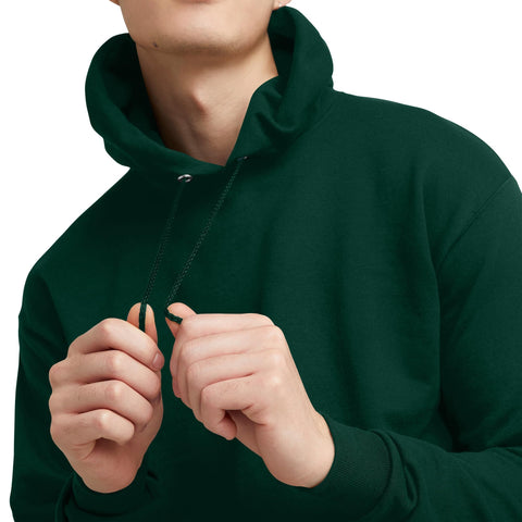 Hanes mens Pullover Ecosmart Hooded athletic sweatshirts, Deep Forest, 3X-Large US