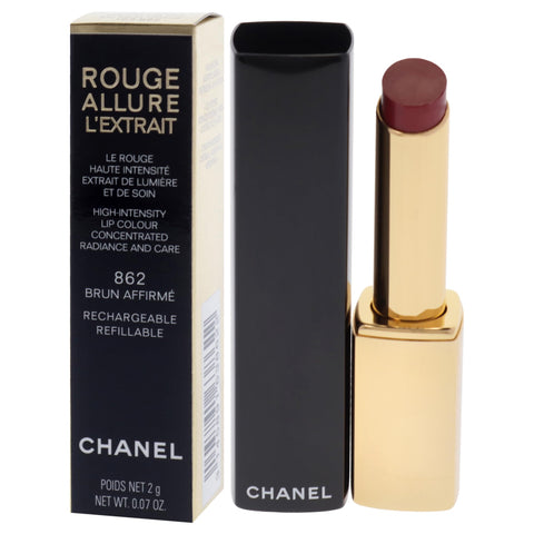 Chanel Rouge Allure Lextrait Lipstick - 862 Brun Affirme for Women - 0.07 oz Lipstick (Refillable) CHANEL