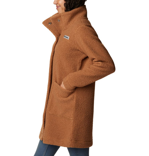 Columbia Women's Panorama Long Jacket, Camel Brown, Medium