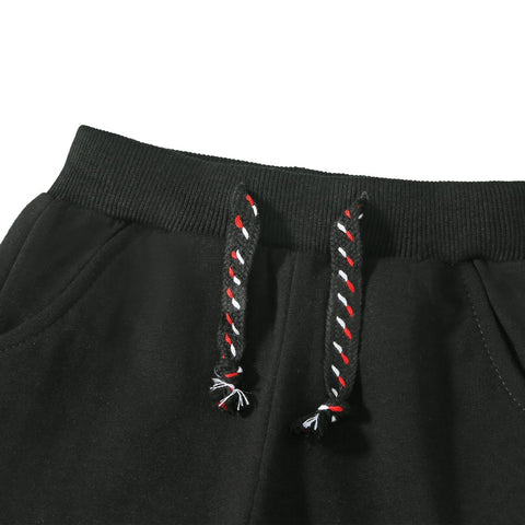 Funnymore Kids Toddler Boys Sweatpants Pants,3 Pack Pull On Cotton Jogger Outfits Clothes Black/Grey 4t