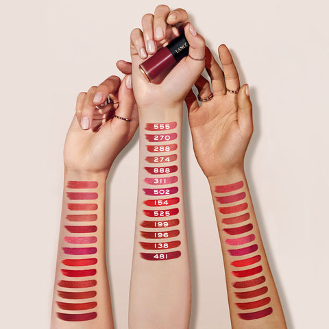 Lancôme L'Absolu Rouge Drama Ink Semi-Matte Liquid Lipstick - Highly Pigmented - All Day Wear - 502 Fiery Pink Lancôme